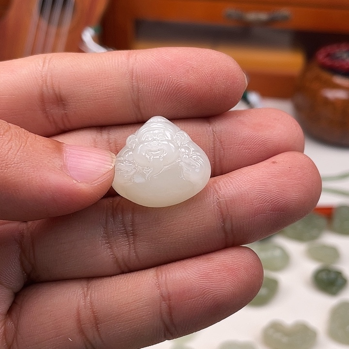 和田玉吊坠(不含链)未镶嵌