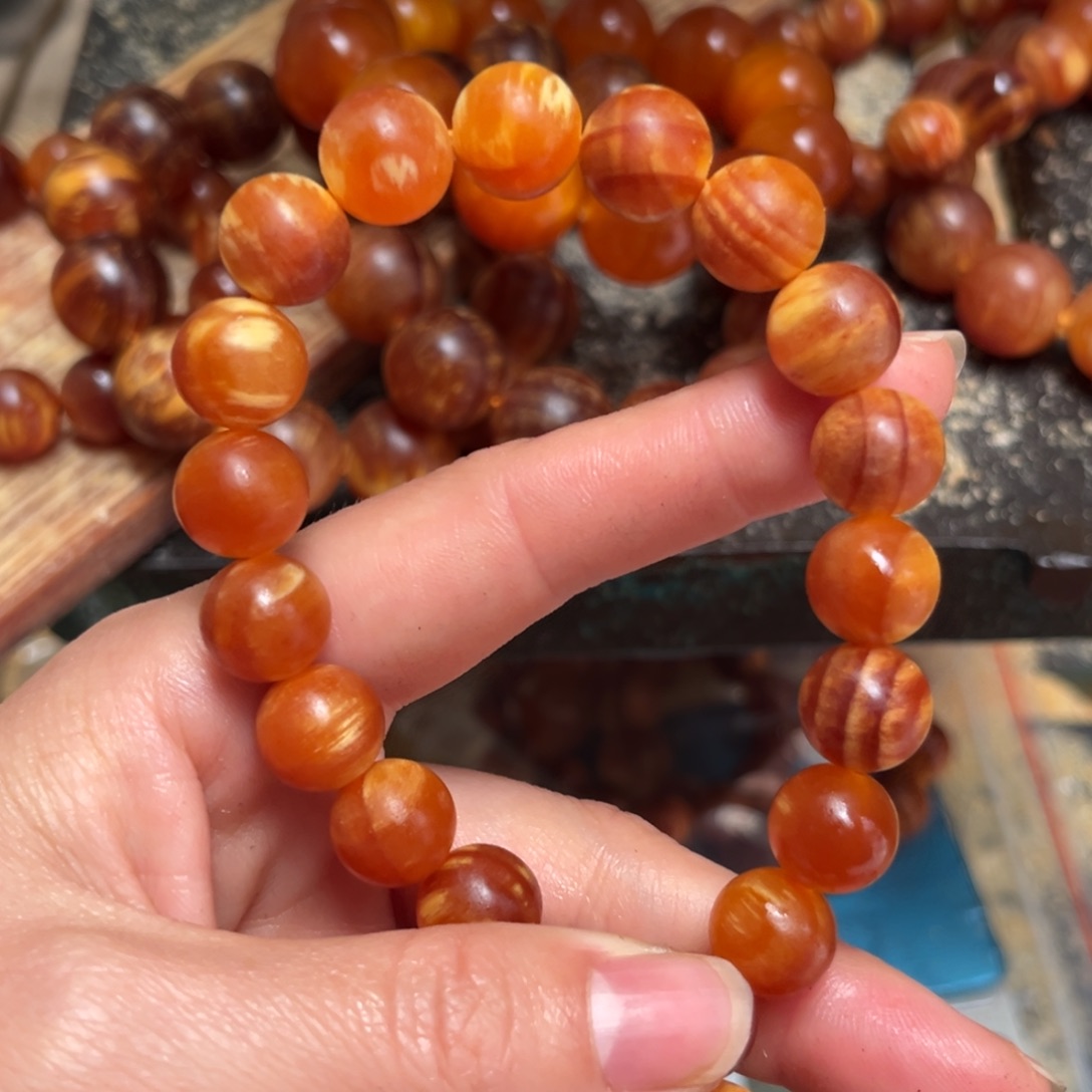 松木（琥珀木）手串/手链1.2单圈