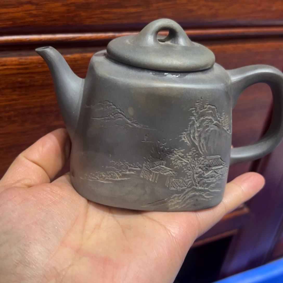 贵台龙窑柴烧茶壶121大**沙