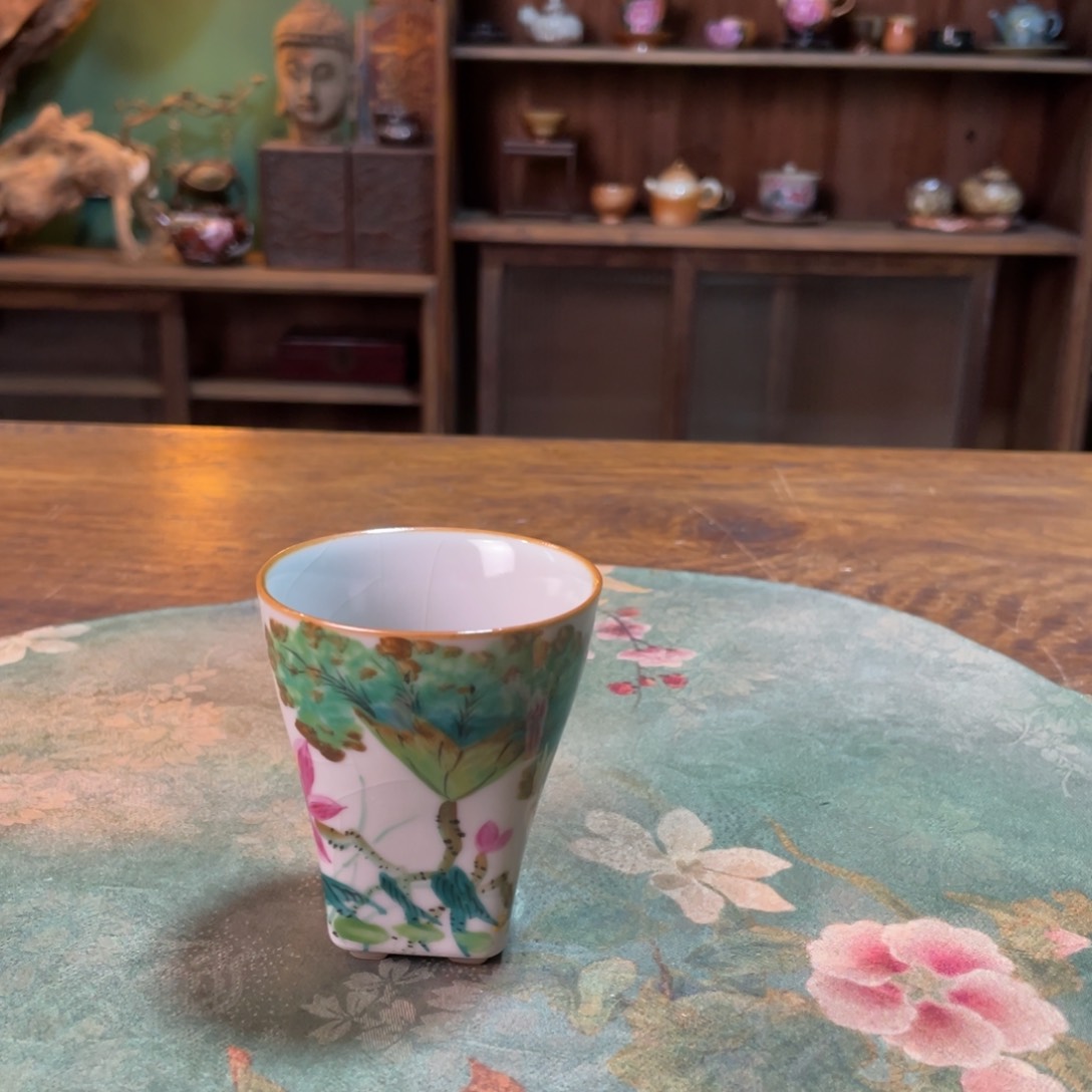 柴烧纯手工手绘陶瓷