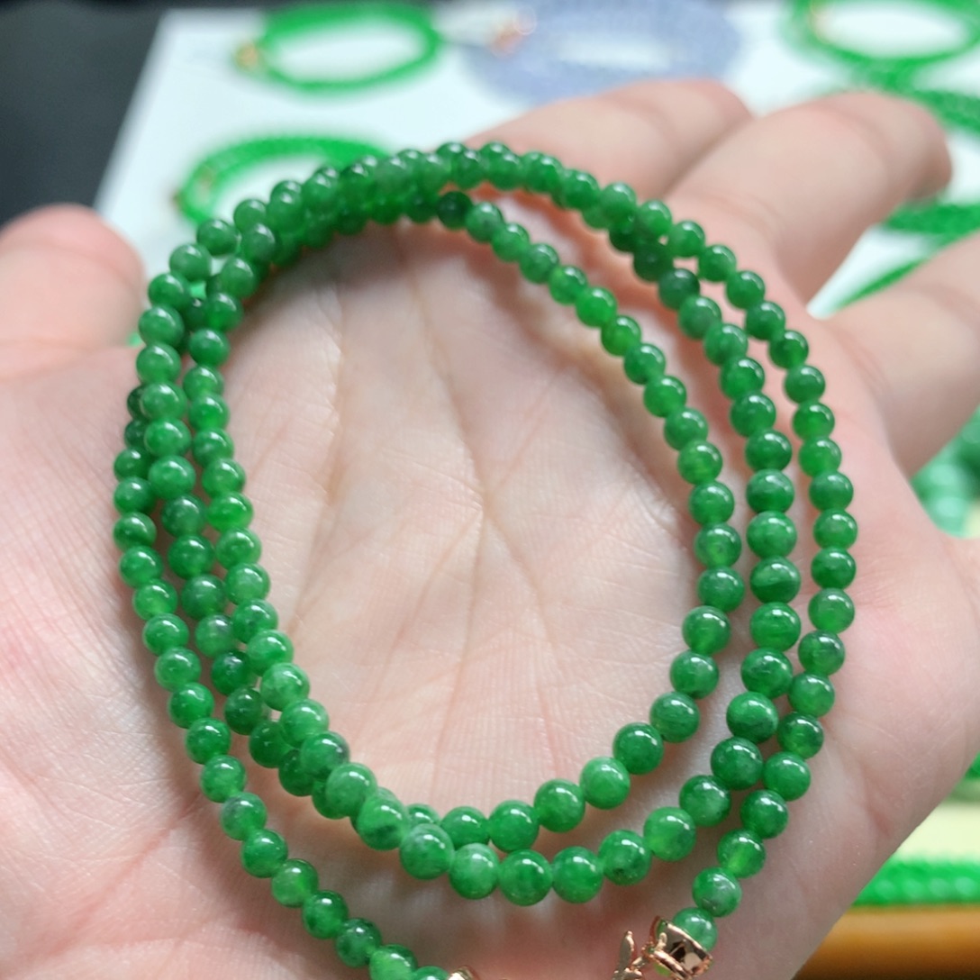 翡翠未镶嵌手链翡翠