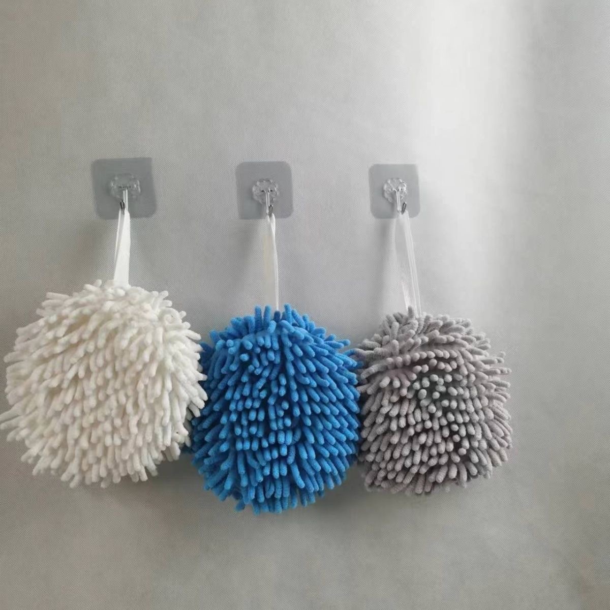 (拍一发二条)雪尼尔擦手毛巾