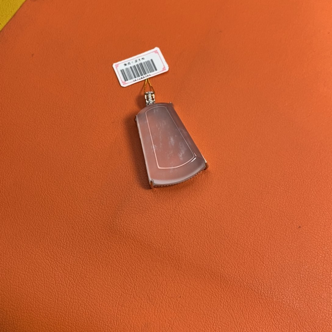 石英质玉无事牌银S925镶嵌M****.