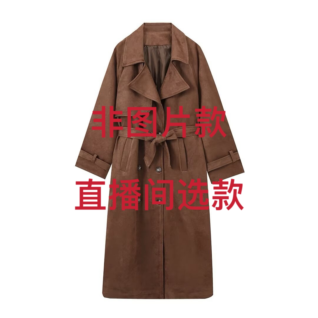 2025新款秋冬女装复古风衣外套百搭