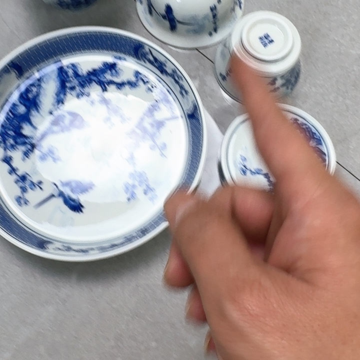 杯喜上梅梢5件套景德镇