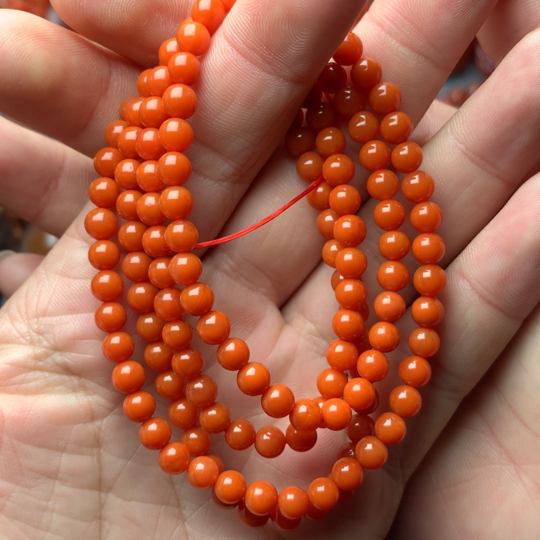 南红玛瑙未镶嵌1小米珠多圈