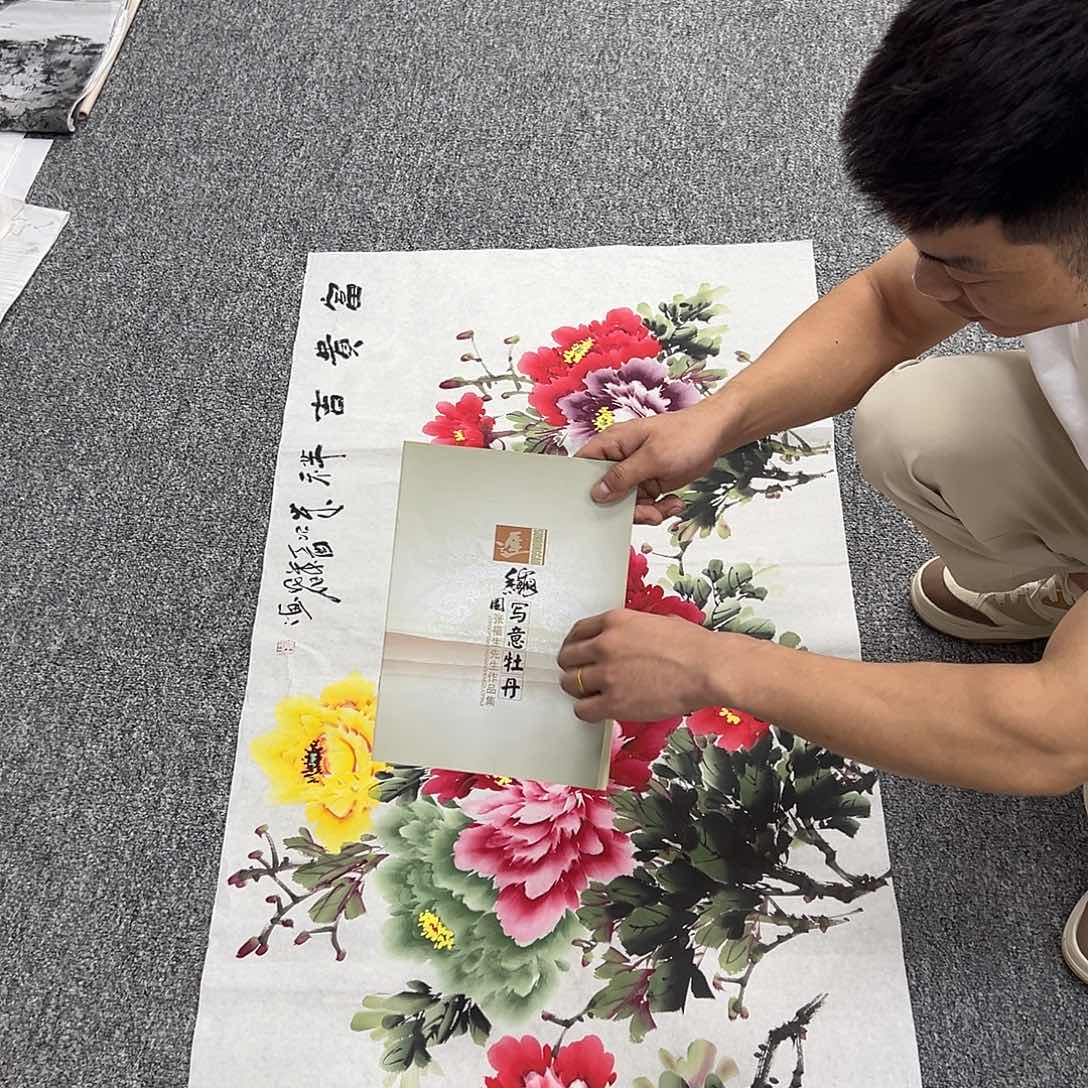 国画纯手绘字画宣纸