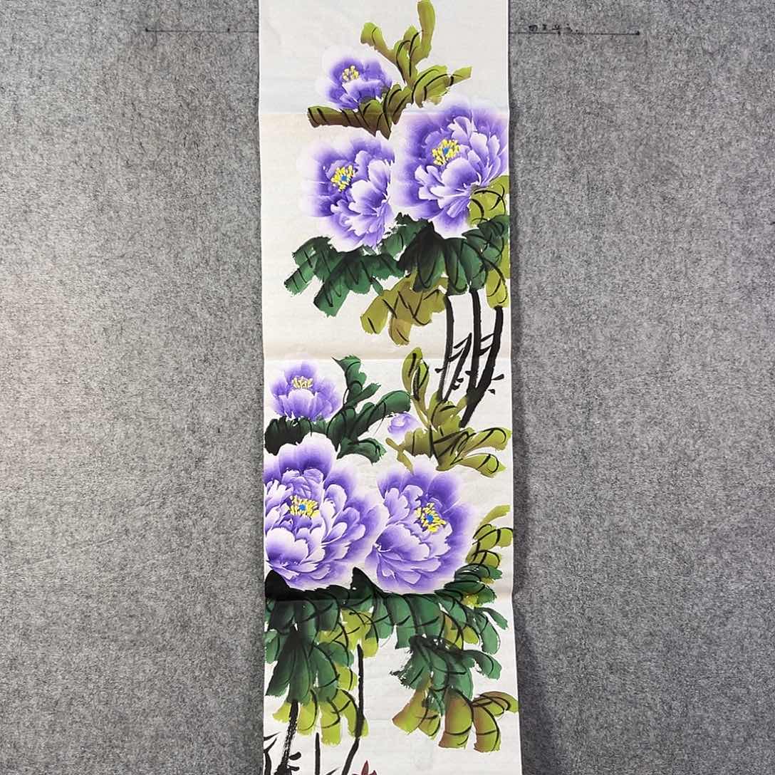 国画499 牡丹之歌中写有两位诗人和他