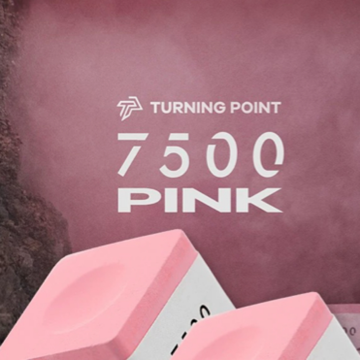 TP7500巧克粉pink粉红色枪粉台球职业级黑八九球斯诺克皮头擦粉