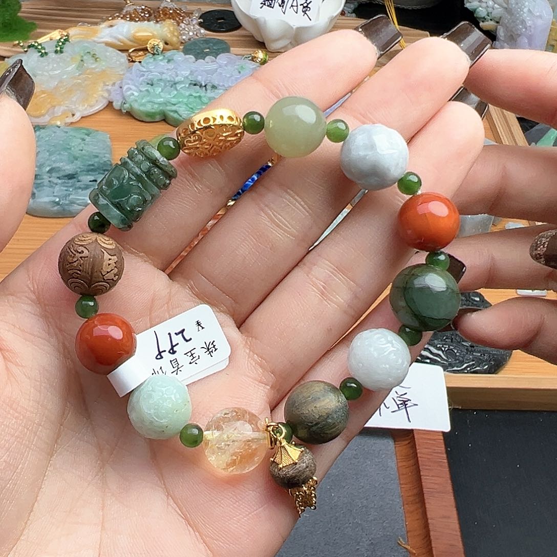 翡翠手链未镶嵌手链31