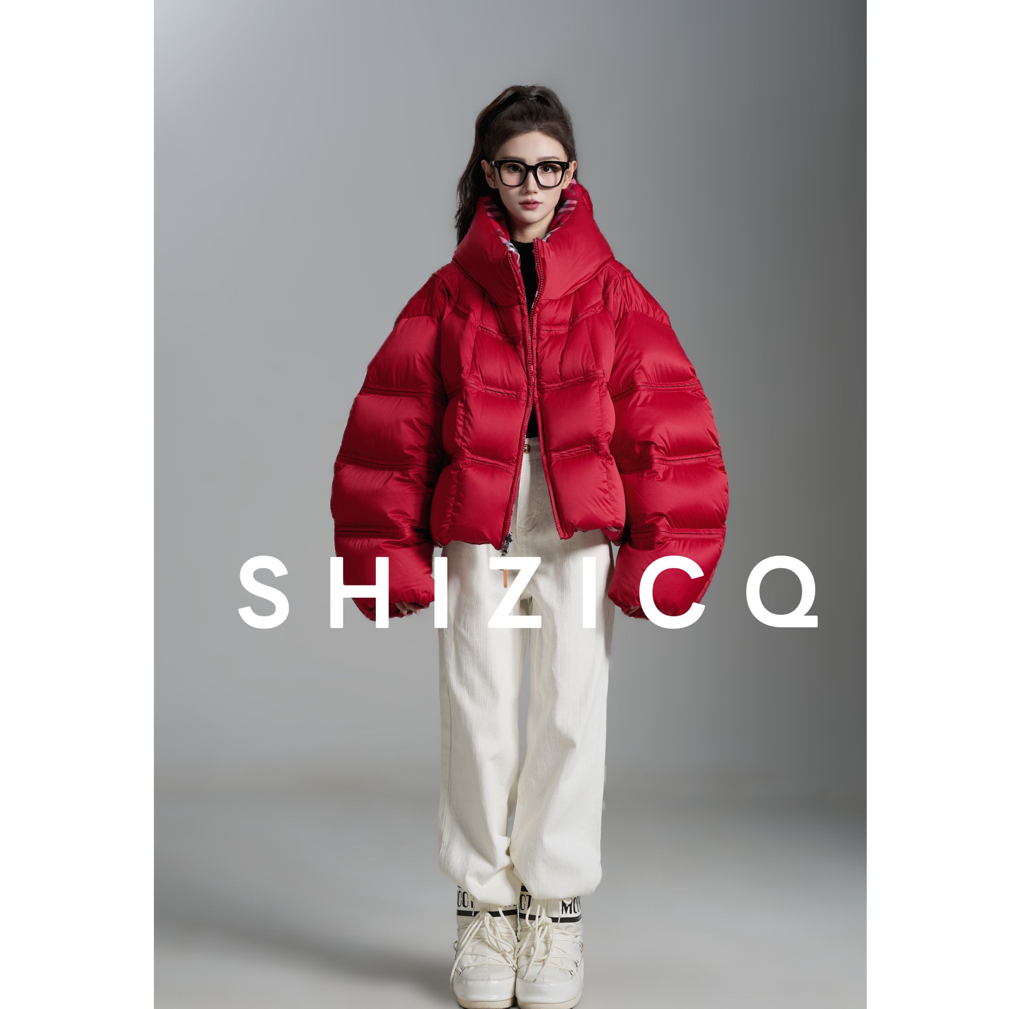 CC【巴味女孩】2025冬季新款新国标羽绒90白鸭绒短款羽绒服