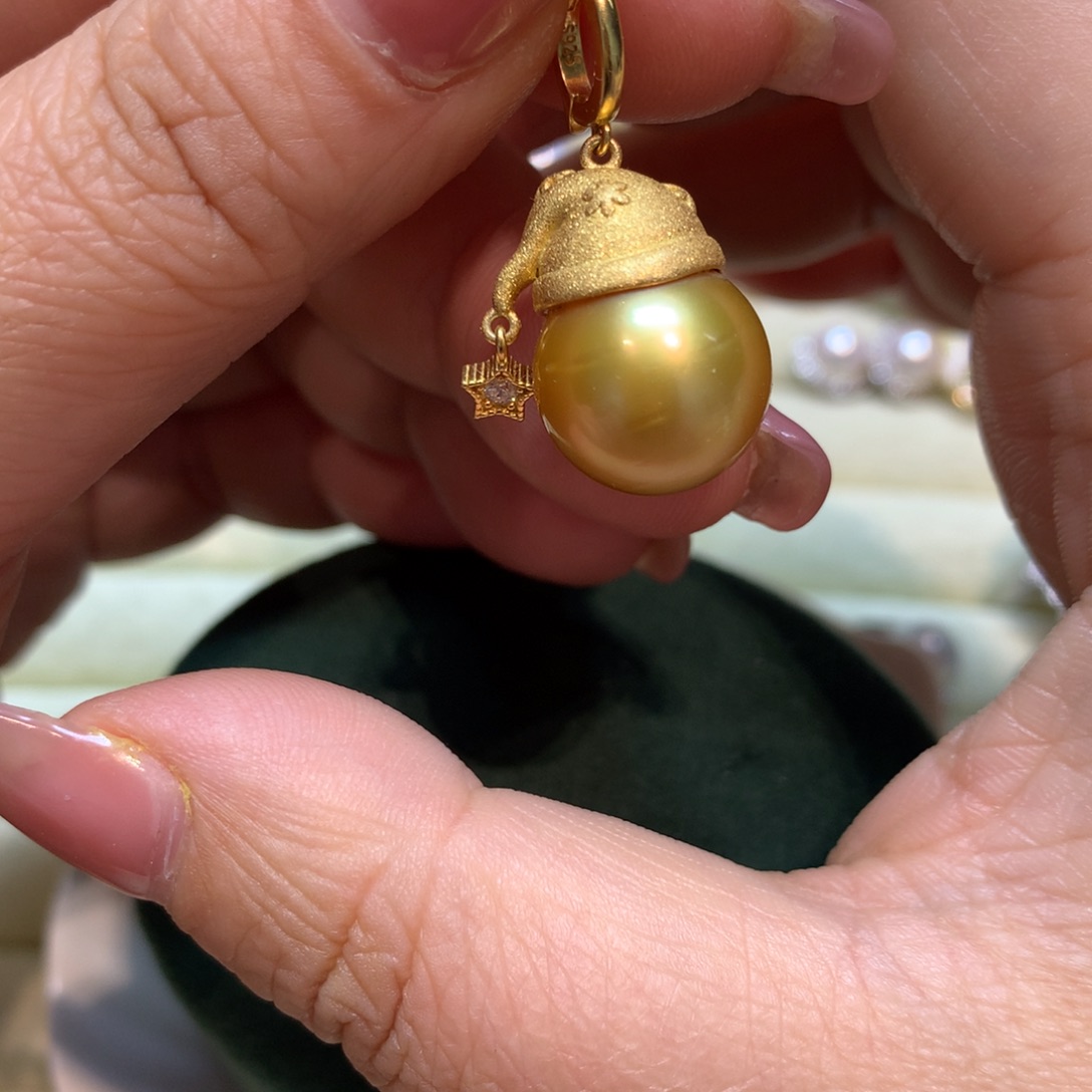 海水珍珠颈饰银S925镶嵌