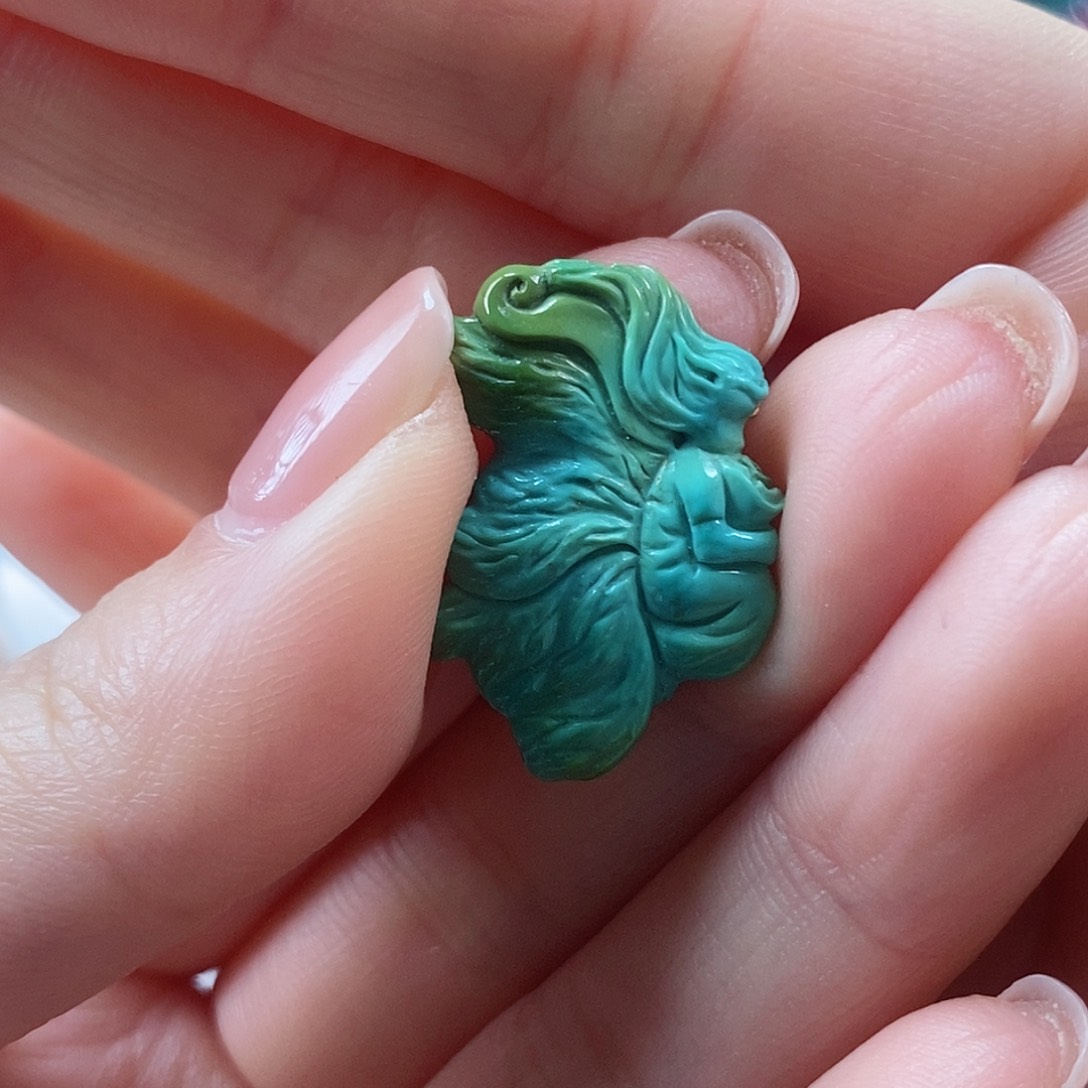 绿松石珠宝奇石未镶嵌