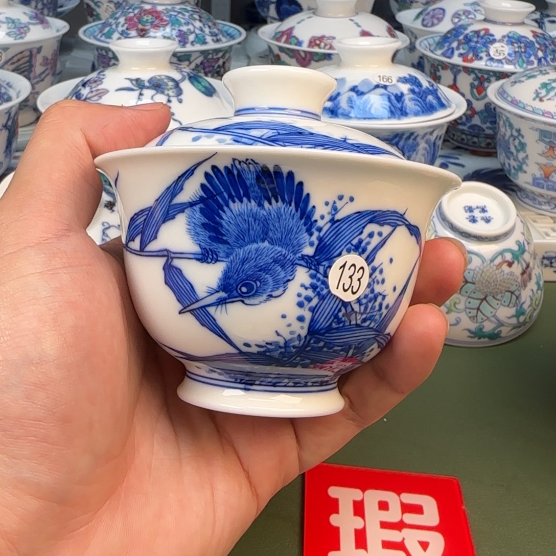 彦祖纯手工手绘茶具133