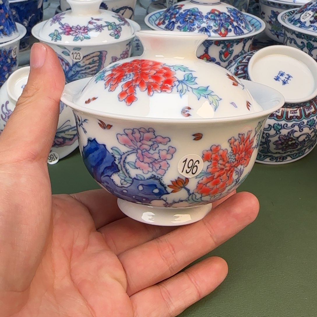 彦祖纯手工手绘茶具196