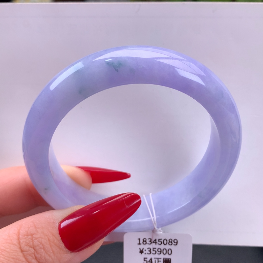 翡翠手镯未镶嵌满紫正圈手镯