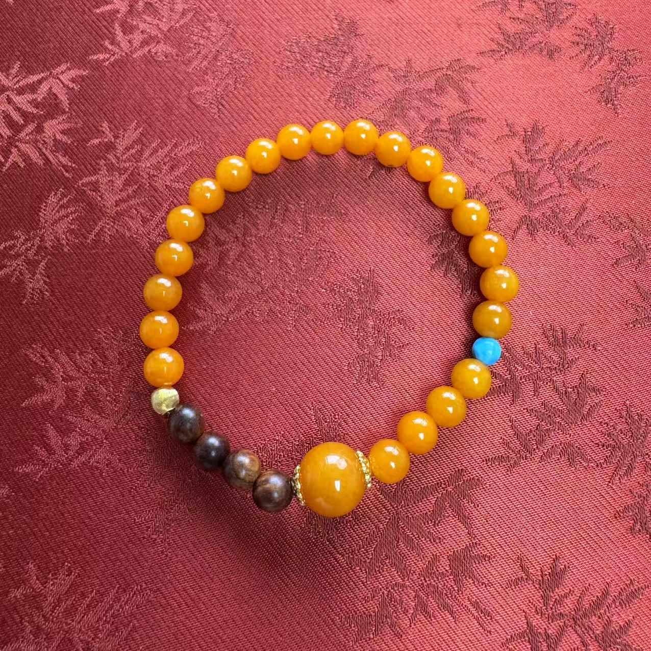 高定珠宝黄翡手链HF3179S