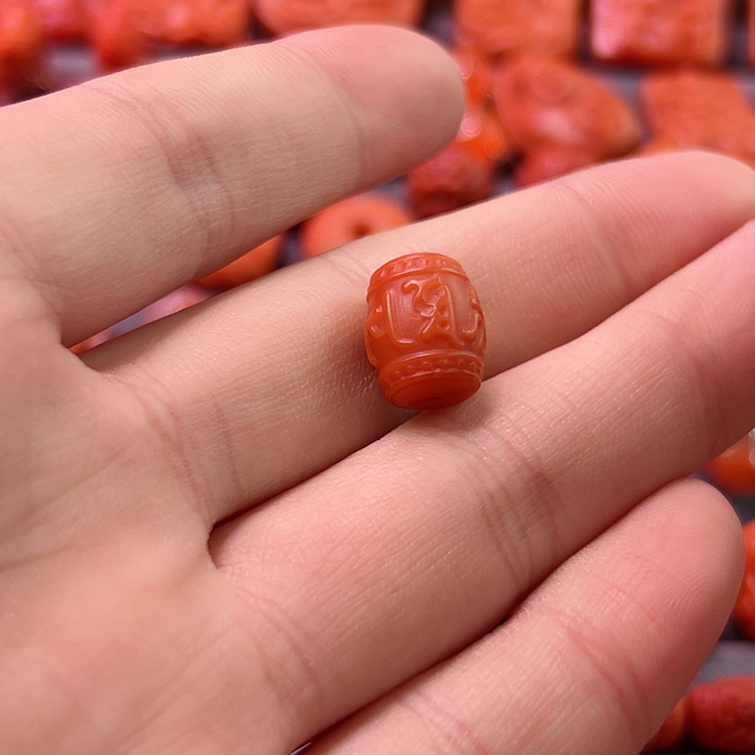 南红玛瑙珠子未镶嵌阿*