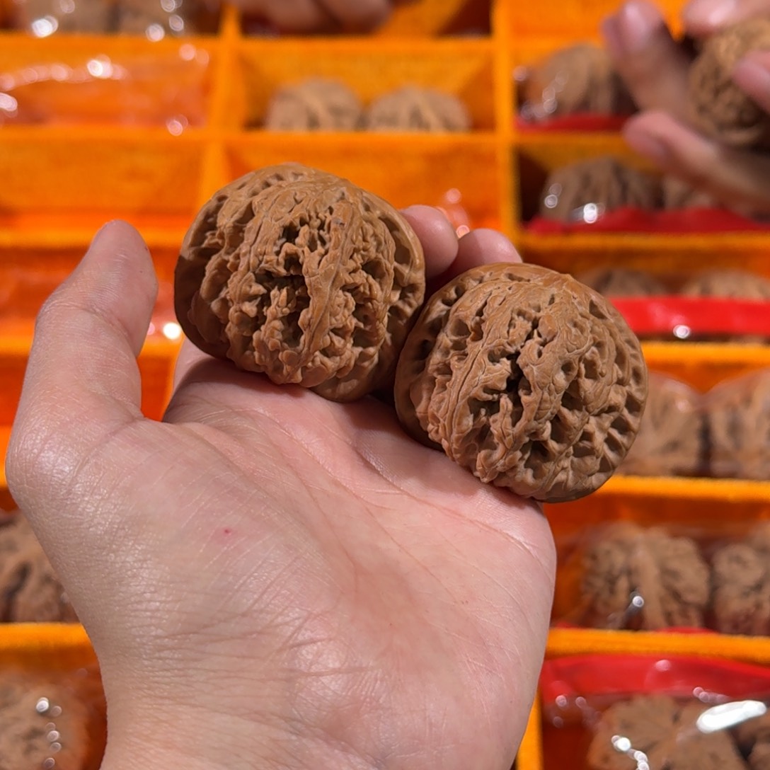 文玩核桃把件921号41-42平谷大粗筋