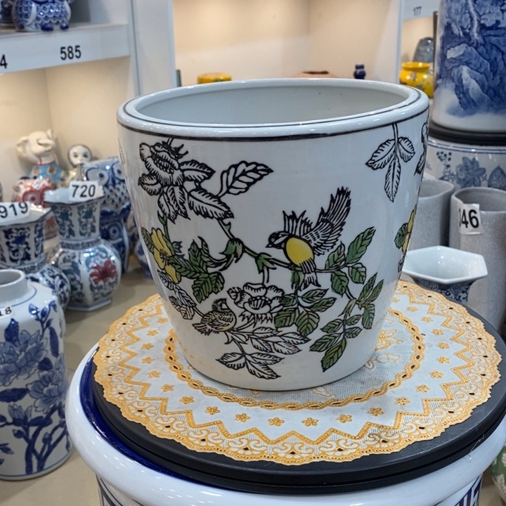 摆件手绘陶瓷，陶瓷摆件