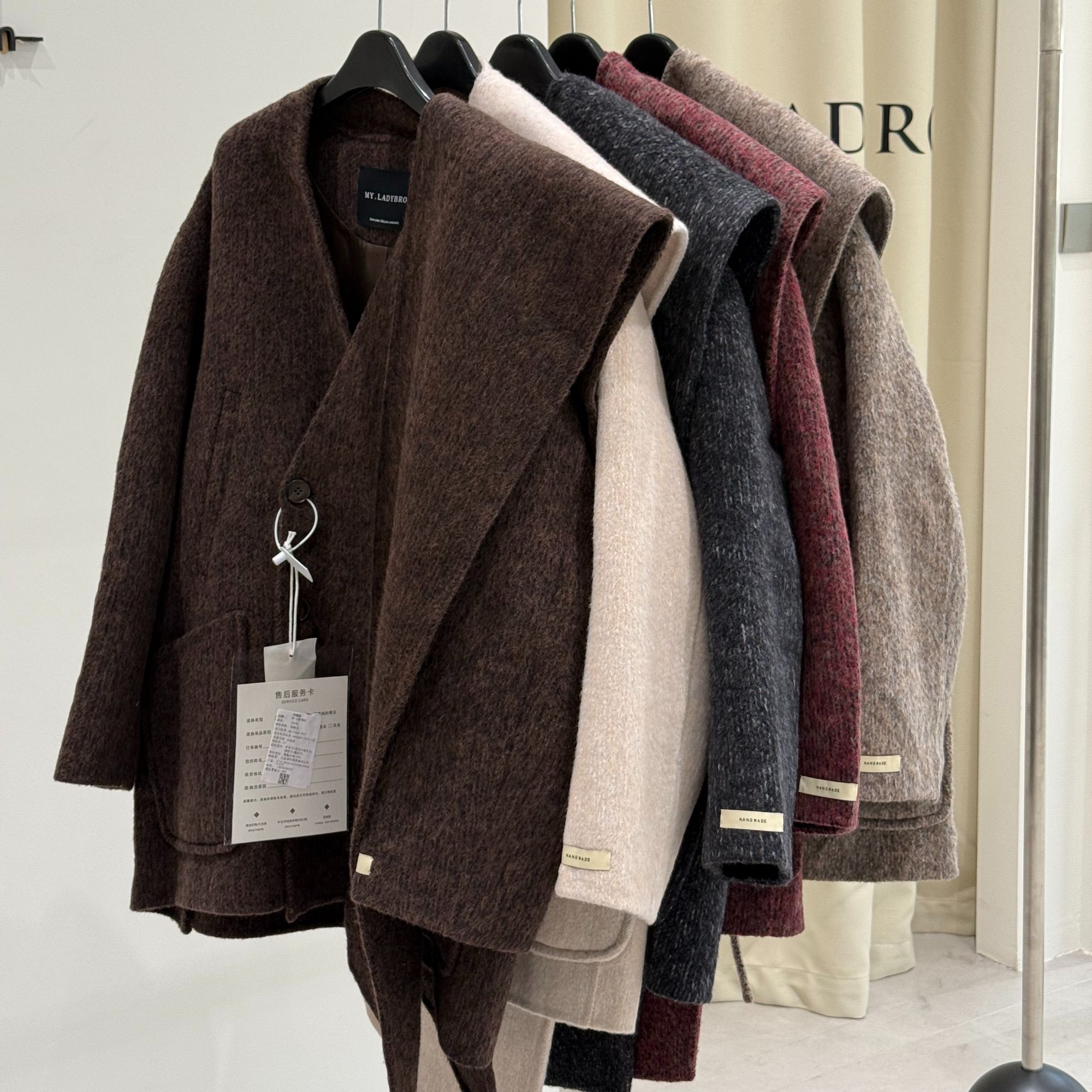 2025软糯暴击进口秘鲁羊驼苏力短围巾大衣