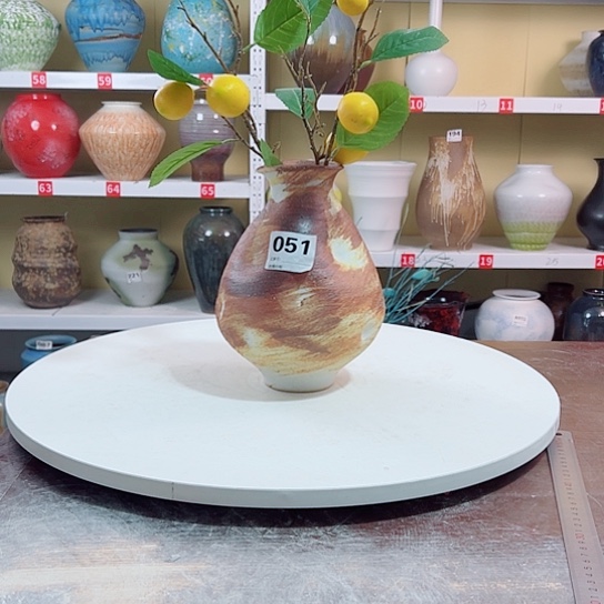 瓶高26口7。陶瓷花瓶摆件。051