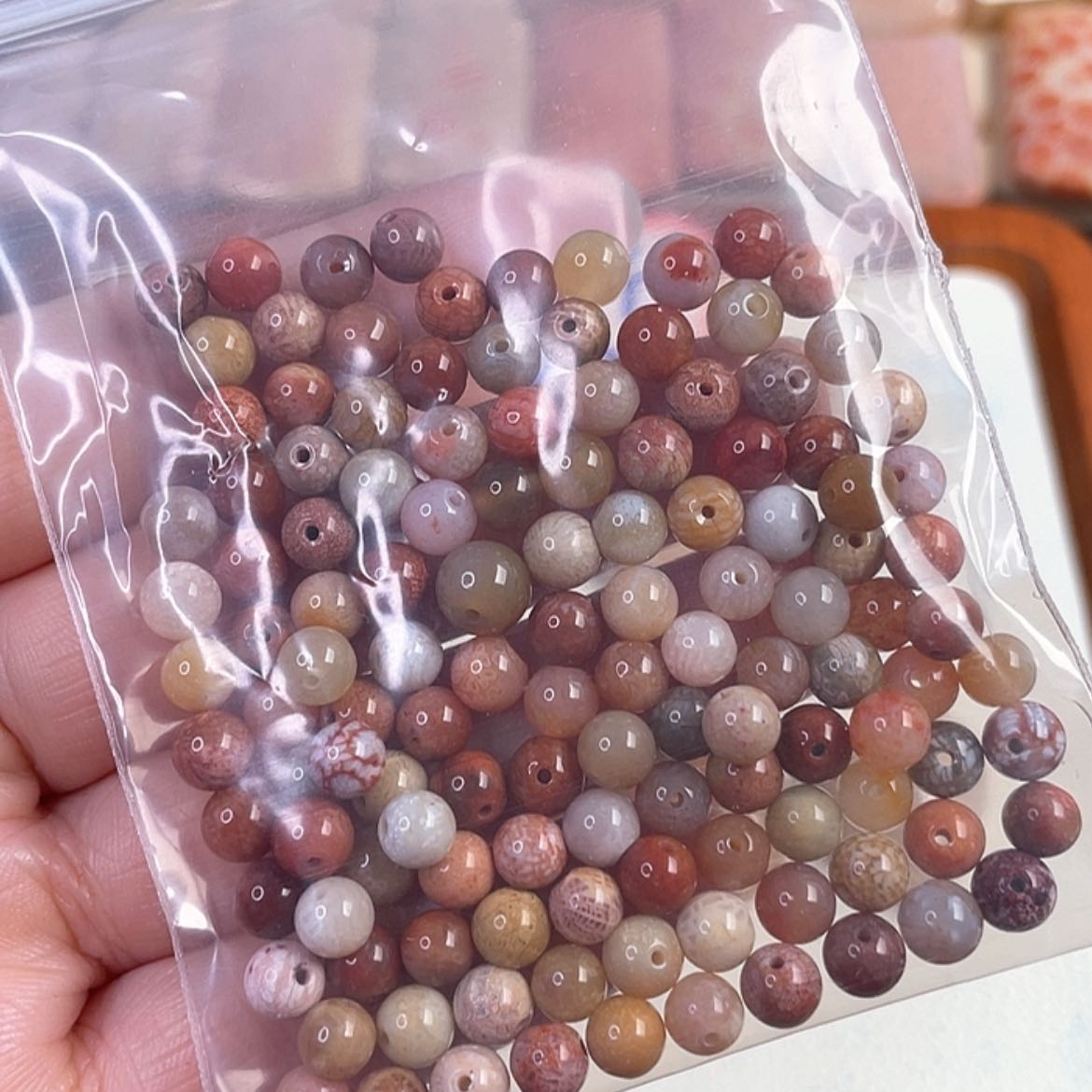 【闪购商品】硅化玉手串未镶嵌