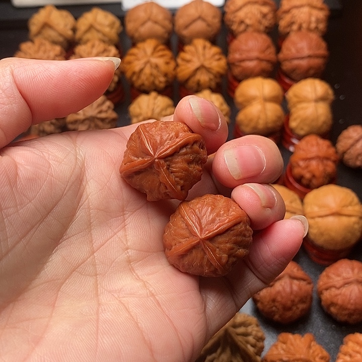 菜***农吊坠文玩核桃四棱