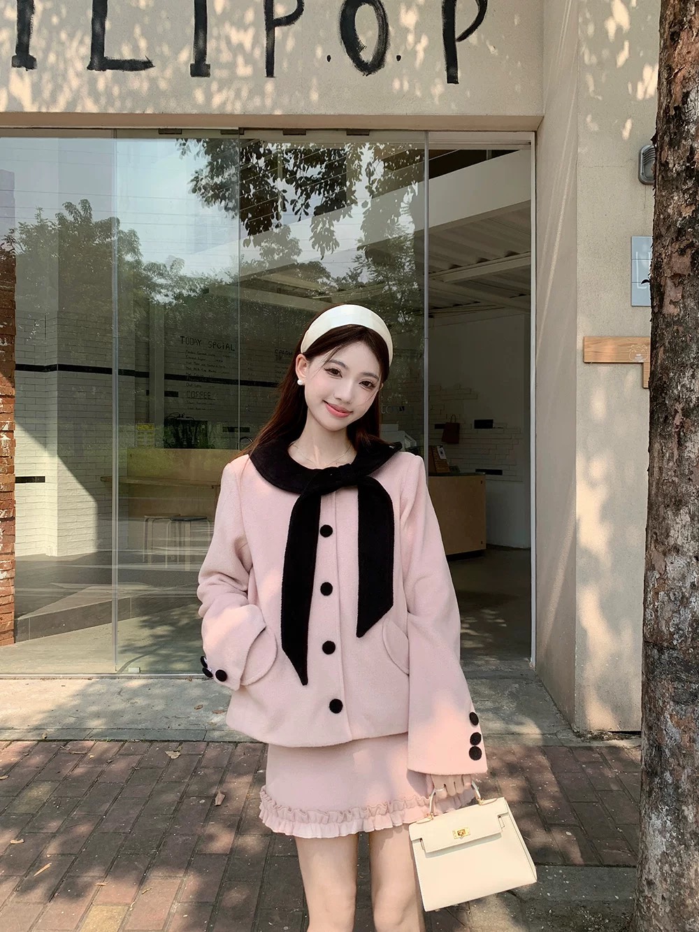 2025早冬韩系高级感超好看外套包臀半身裙两件套装裙8303/8301