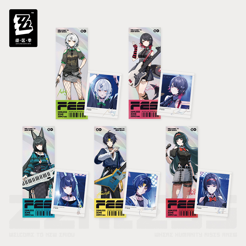 【绝区零官方】游园熠刻系列 镭射票套组