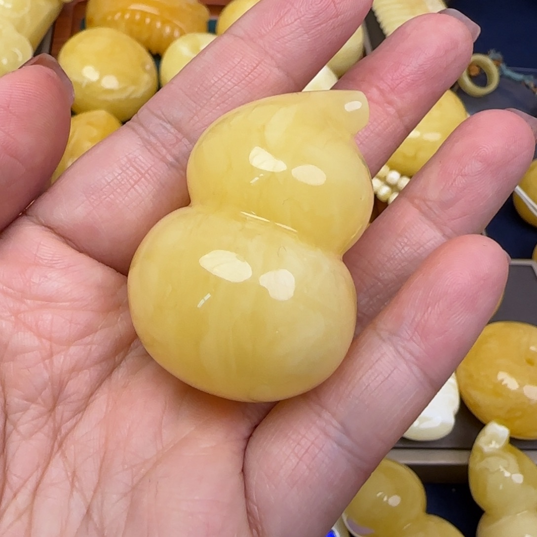 蜜蜡颈饰未镶嵌天然蜜蜡