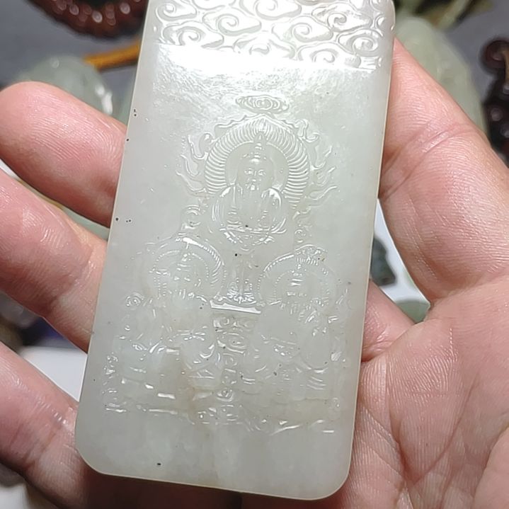 和田玉颈饰未镶嵌用****4