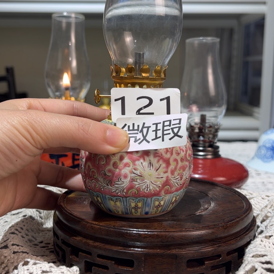 摆件景德镇陶瓷香薰灯