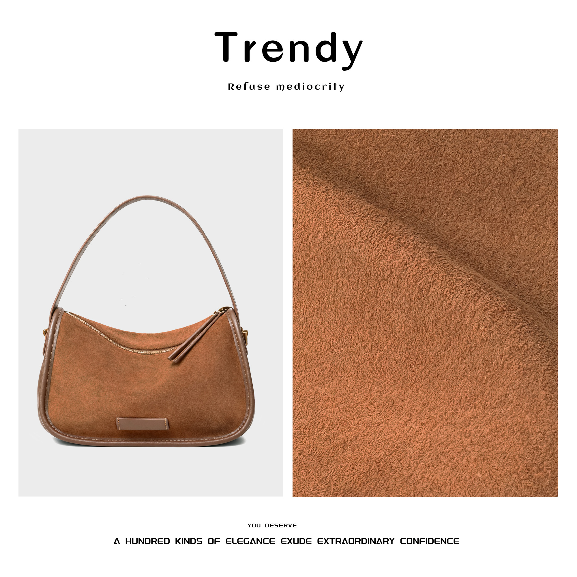 磨砂牛皮复古枕头包包女式2025新款斜挎包真皮女包通勤单肩包DY