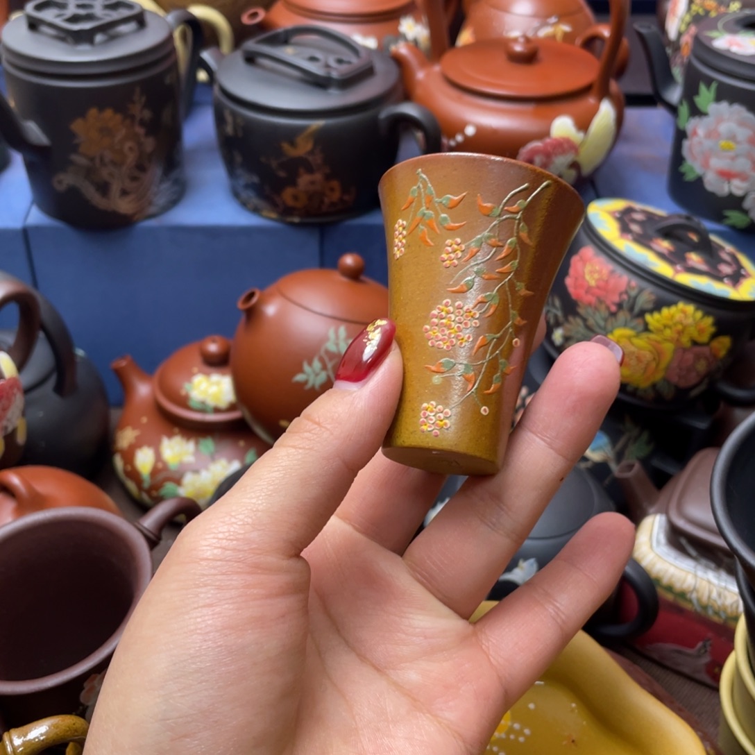 茶杯紫砂紫砂主人杯30cc