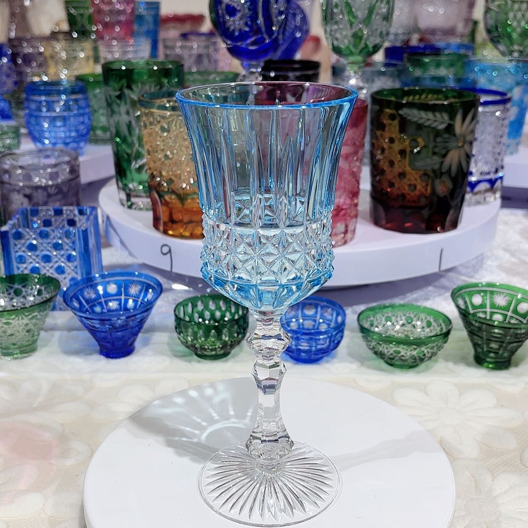 水晶杯水晶花瓶通宝工艺品