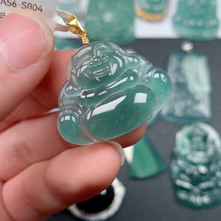 翡翠颈饰银S925镶嵌翡翠