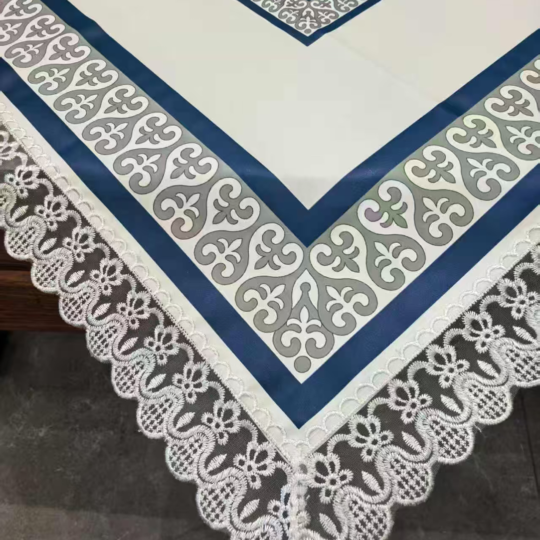 民族风图案1.1米×1.1米的防水防油桌布