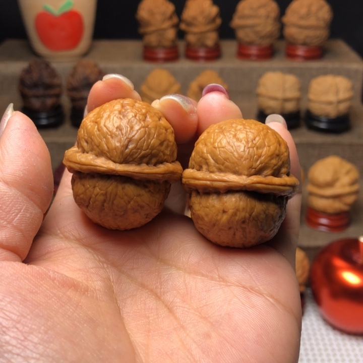 文玩核桃把件11粗筋大屁桃