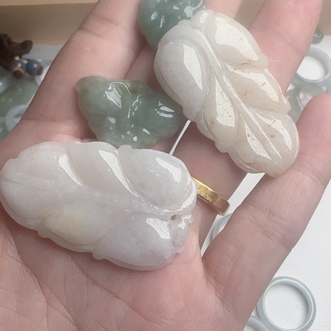 翡翠未镶嵌颈饰纯天然缅甸a货翡翠