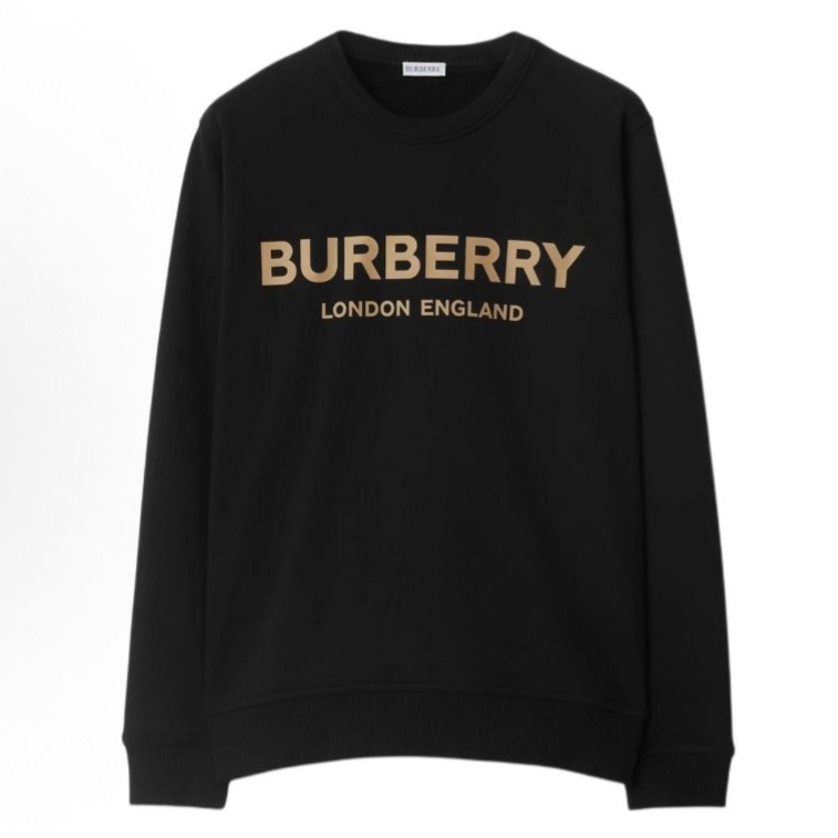 未使用 BURBERRY/博柏利 Burberry 黑色 金色字母长袖卫衣