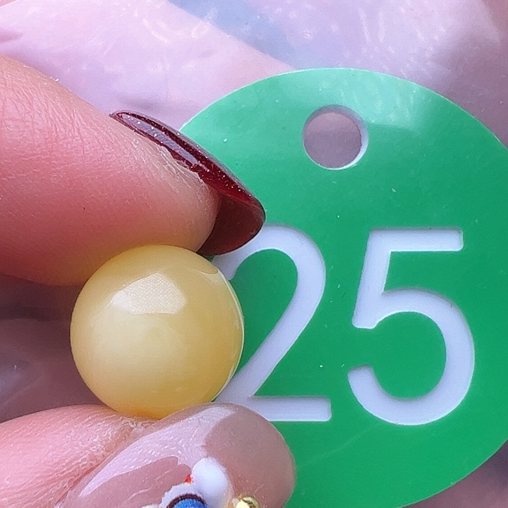 蜜蜡裸石未镶嵌11.5m m