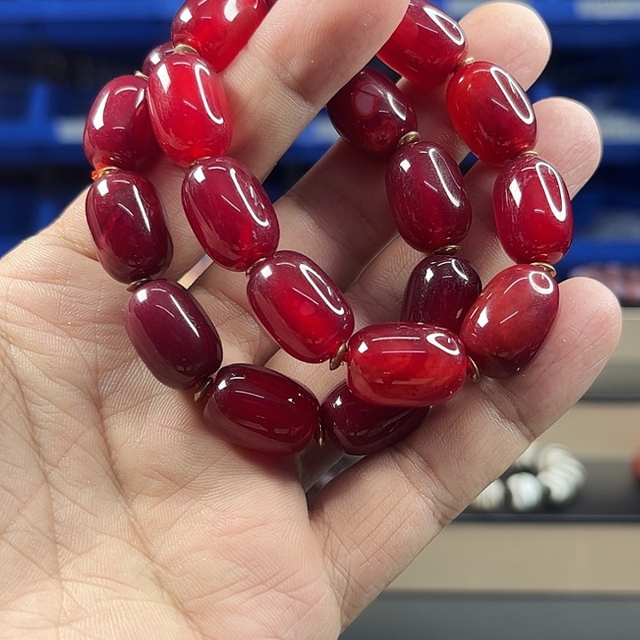 玛瑙未镶嵌手链T13三姑娘多样发其一桶珠