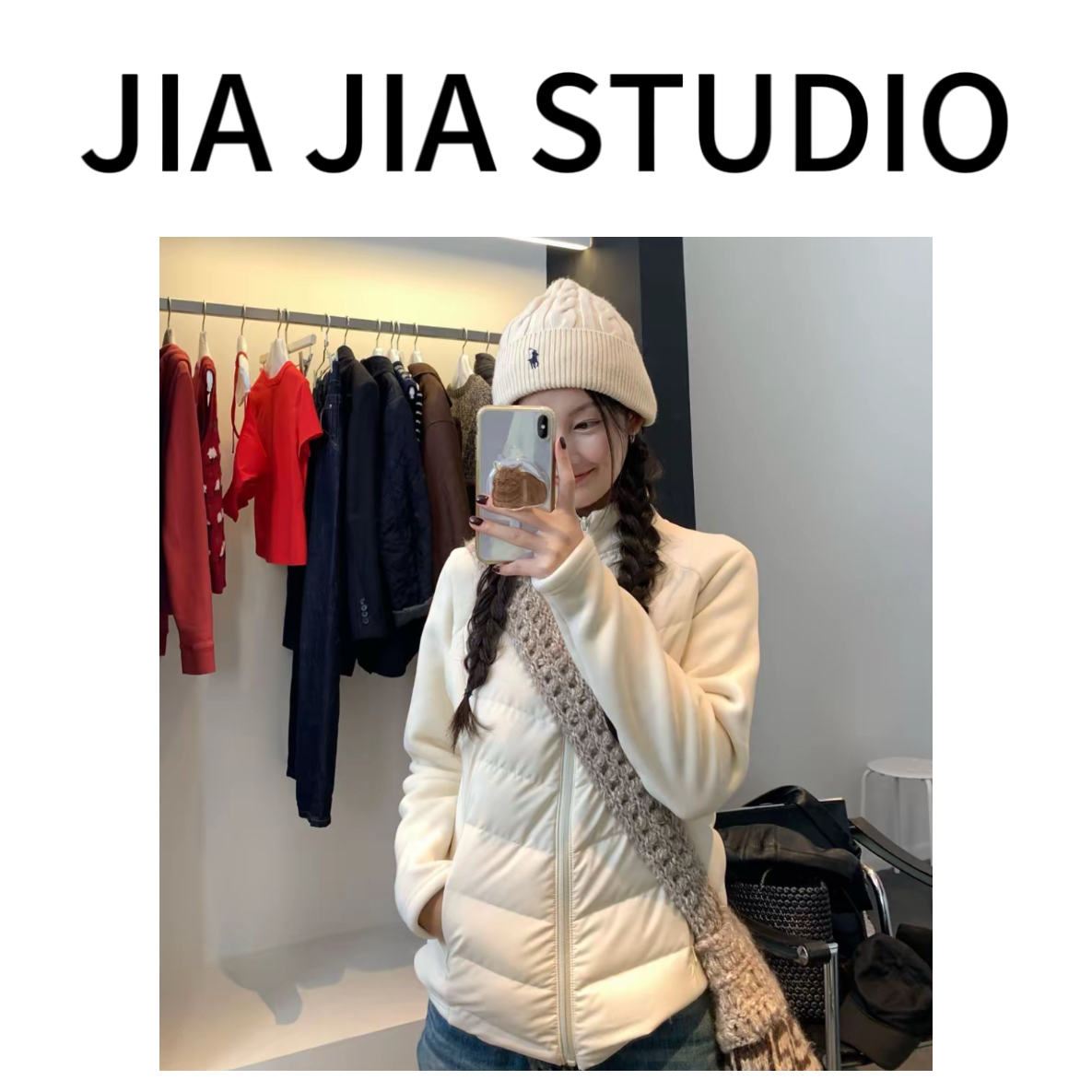 嘉嘉推荐#1001【夹棉加厚】 温变排骨棉服