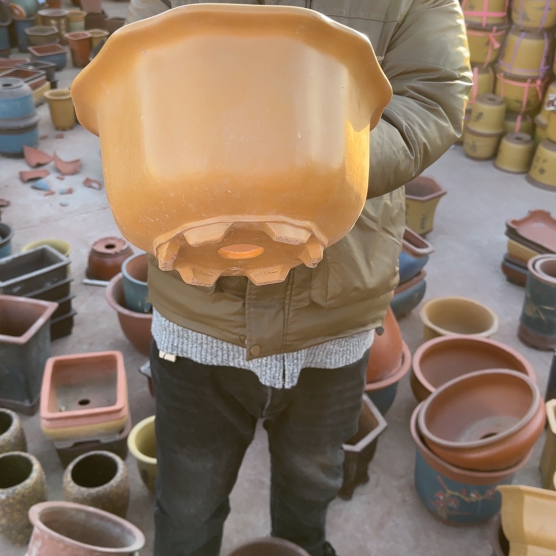 紫砂花盆瑕疵和瑕疵