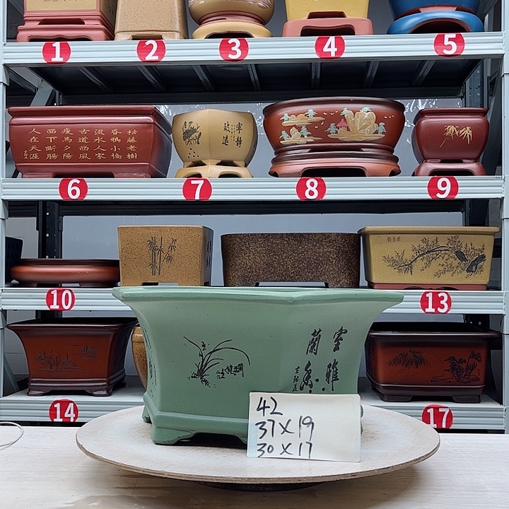 紫砂花盆紫砂花盆