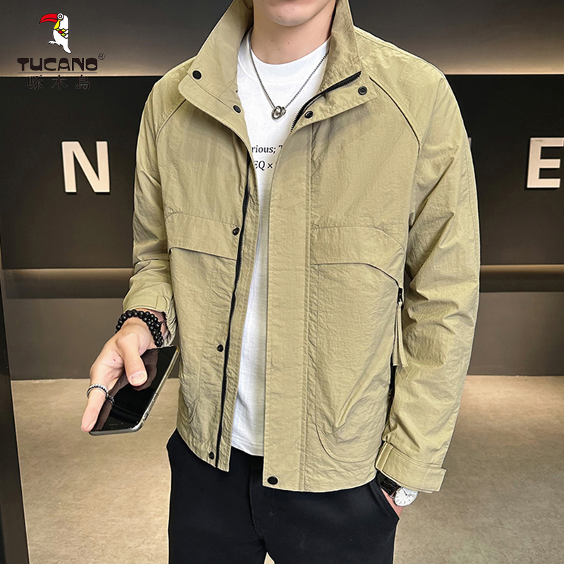 TUCANO/啄木鳥2025秋季新款立领夹克百搭休闲男外套档次帅气简约