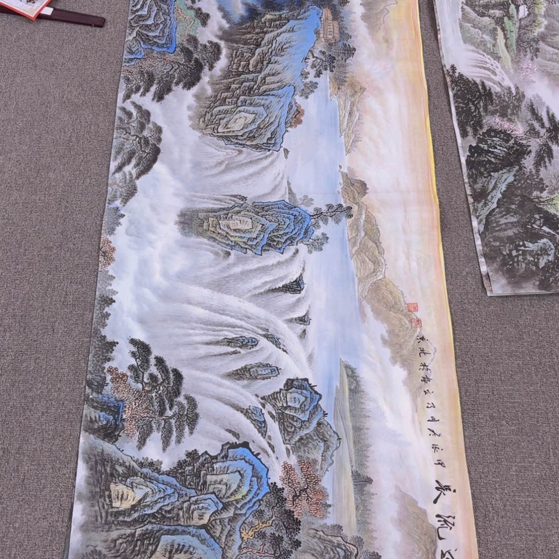 国画国画作品多次