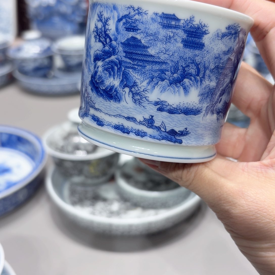 盖碗景德镇高温茶具