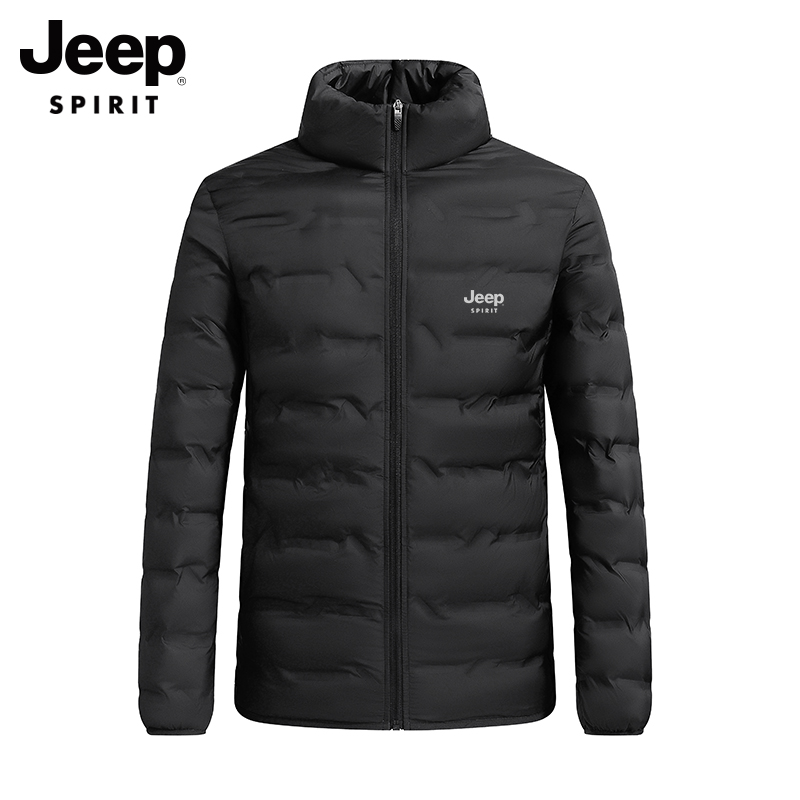 JEEPSPIRIT吉普秋季时尚保暖羽绒服潮流休闲外套百搭情侣款羽绒服